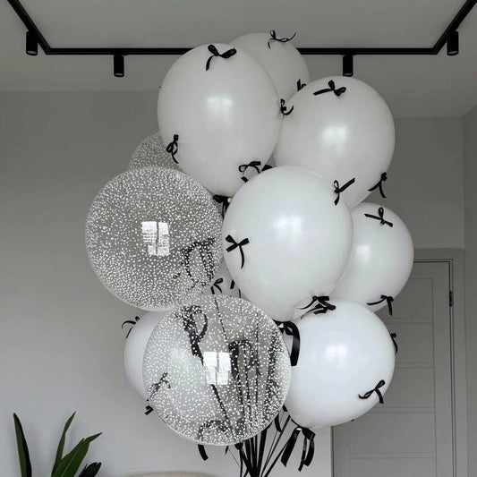 White & Clear Luxury Balloon